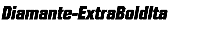 Diamante-ExtraBoldIta Regular.ttf