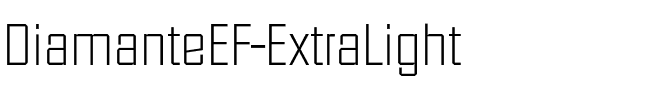 DiamanteEF ExtraLight Regular.otf