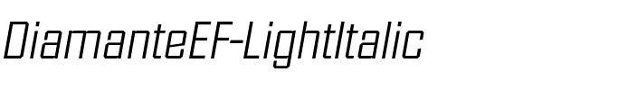 DiamanteEF Light Italic.otf