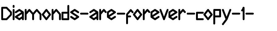 Diamonds are forever Normal.ttf