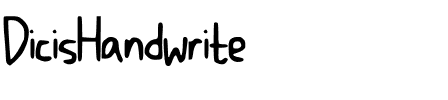 DicisHandwrite Medium.ttf