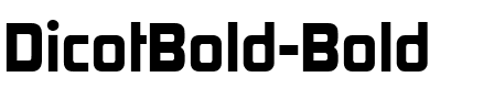 DicotBold Bold.ttf