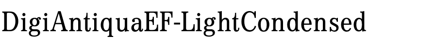 DigiAntiquaEF LightCondensed Regular.otf
