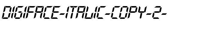 Digiface Italique.ttf