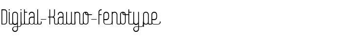 Digital Kauno fenotype.ttf