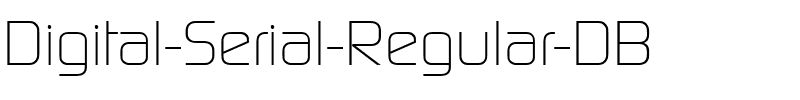 Digital-Serial DB Regular.ttf