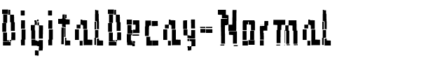DigitalDecay Normal Regular.otf