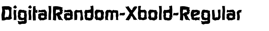 DigitalRandom-Xbold Regular.ttf