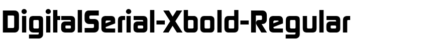 DigitalSerial-Xbold Regular.ttf