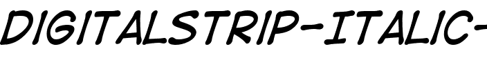 DigitalStrip Italic.ttf