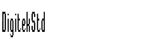 Digitek Std Regular.otf