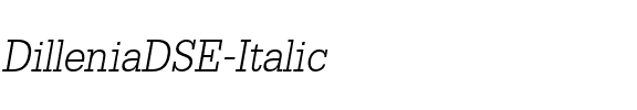 DilleniaDSE Italic.ttf