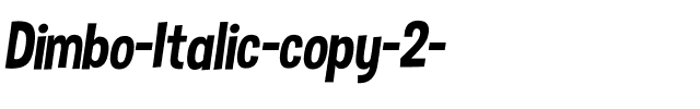 Dimbo Italic.ttf