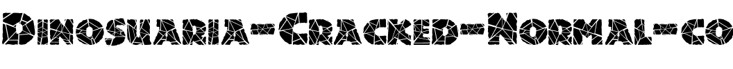 Dinosuaria-Cracked Normal.ttf