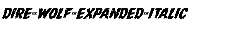 Dire Wolf Expanded Italic Expanded Italic.ttf