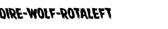 Dire Wolf Rotaleft Italic.ttf