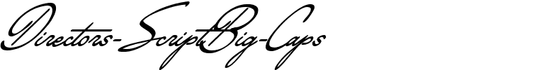 Directors ScriptBig Caps Regular.ttf