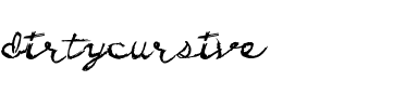 DirtyCursive Normal.ttf