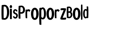 DisProporzBold. Bold.ttf