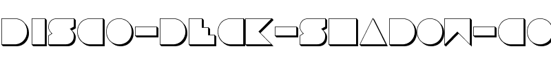 Disco Deck Shadow Shadow.ttf