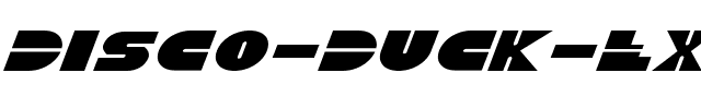 Disco Duck ExpItalic ExpItalic.ttf