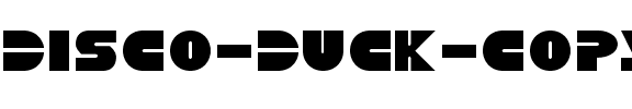 Disco Duck Regular.ttf
