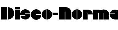 Disco Normal Regular.otf