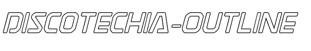 Discotechia Outline Italic Outline.ttf