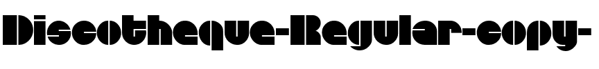 Discotheque Normal.ttf