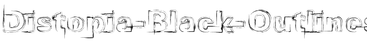 Distopia Black Outlines Outlines.ttf