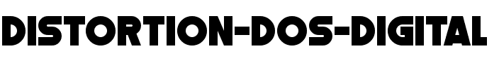 Distortion Dos Digital Regular.otf