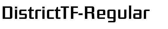 DistrictTF-Regular Regular.ttf