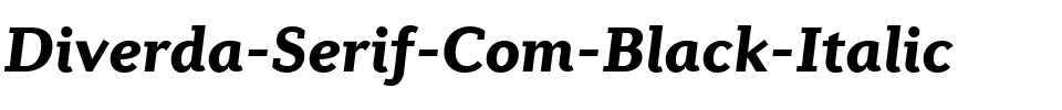 Diverda Serif Com Medium Bold Italic.ttf