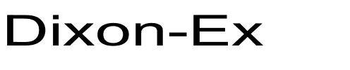 Dixon Ex Regular.ttf