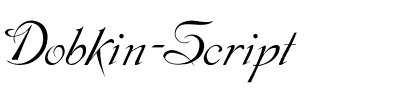 Dobkin Script Regular.otf