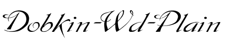 Dobkin Wd Plain.ttf