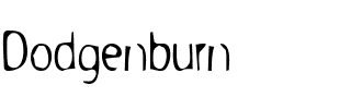 Dodgenburn Regular.ttf