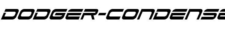 Dodger Condensed Italic Condensed Italic.ttf