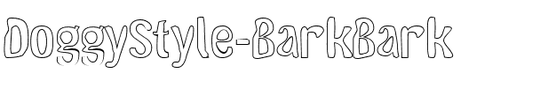 DoggyStyle BarkBark.ttf