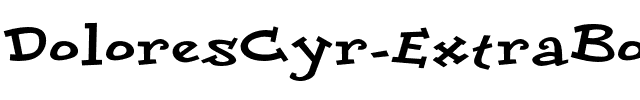 DoloresCyr ExtraBold Regular.otf