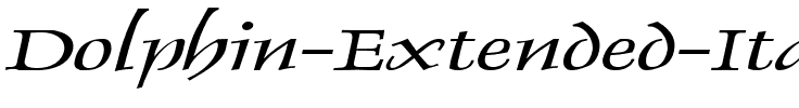 Dolphin Extended Italic.ttf