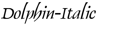 Dolphin Italic.ttf