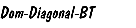 DomDiagonal BT Regular.ttf