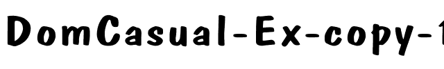 DomCasual Ex Regular.ttf