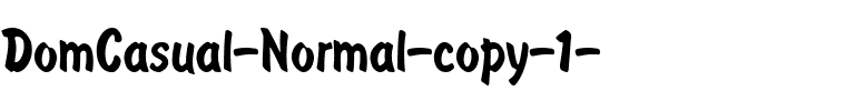 DomCasual Normal.ttf