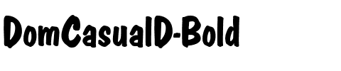 DomCasualD Bold.ttf