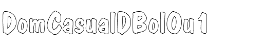 DomCasualDBolOu1 Regular.ttf