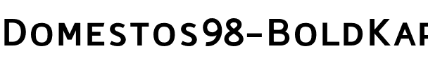 Domestos98 Kaps Bold.otf