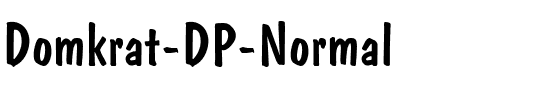 Domkrat DP Normal Regular.ttf