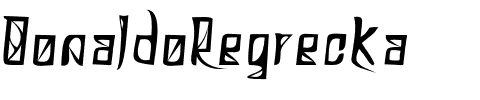 Donaldo Regrecka Normal.otf